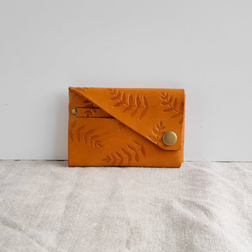 Mustard Botanical Wallet -Not Personalised -SECONDS