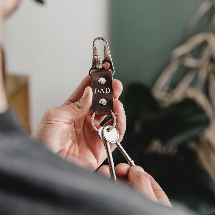 Silver Clip Keyring -