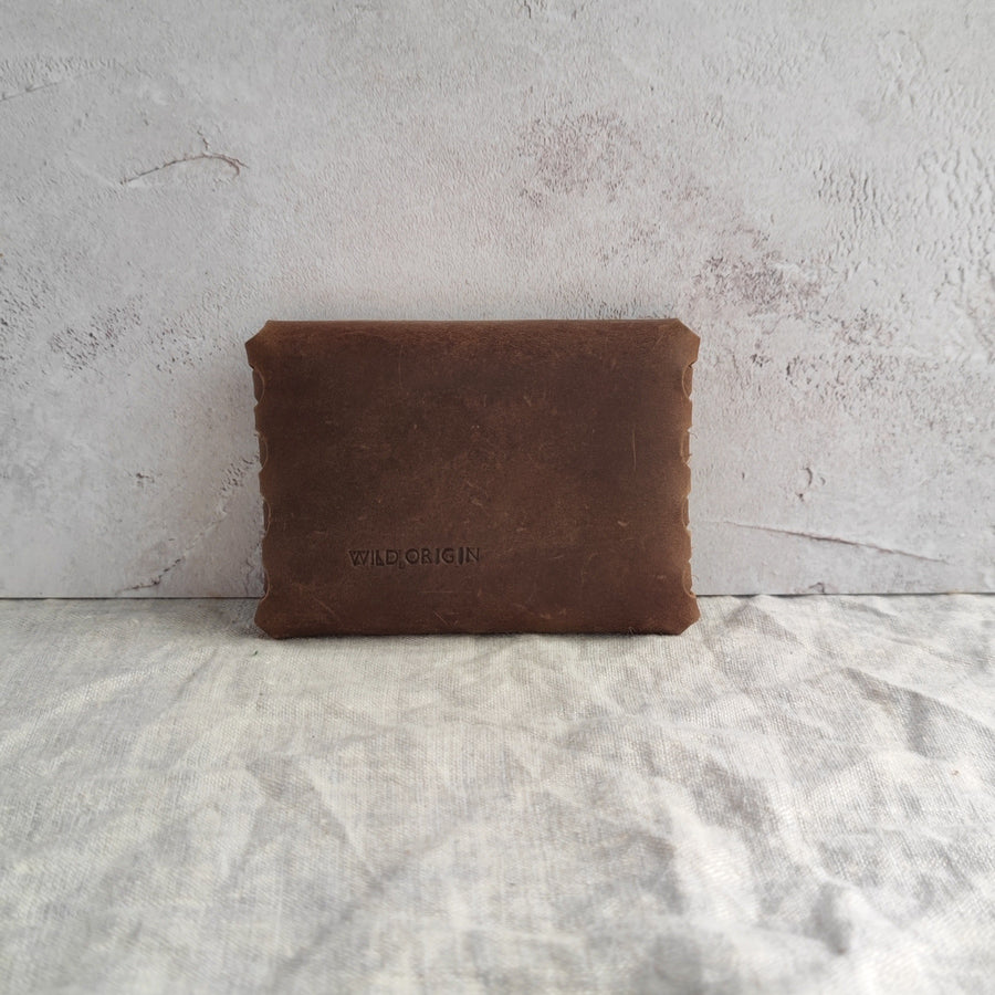 Brown Oiled Leather Interlocked Purse- Seconds Sale- check!