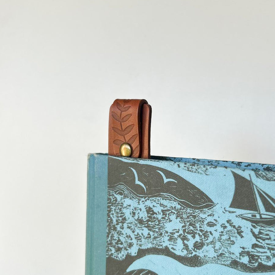 Smaller Botanical Personalised Bookmark With Gift Box- One Colour