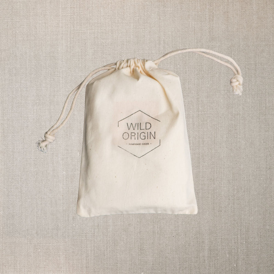 Orange Botanical Veg Tan Leather Wallet
