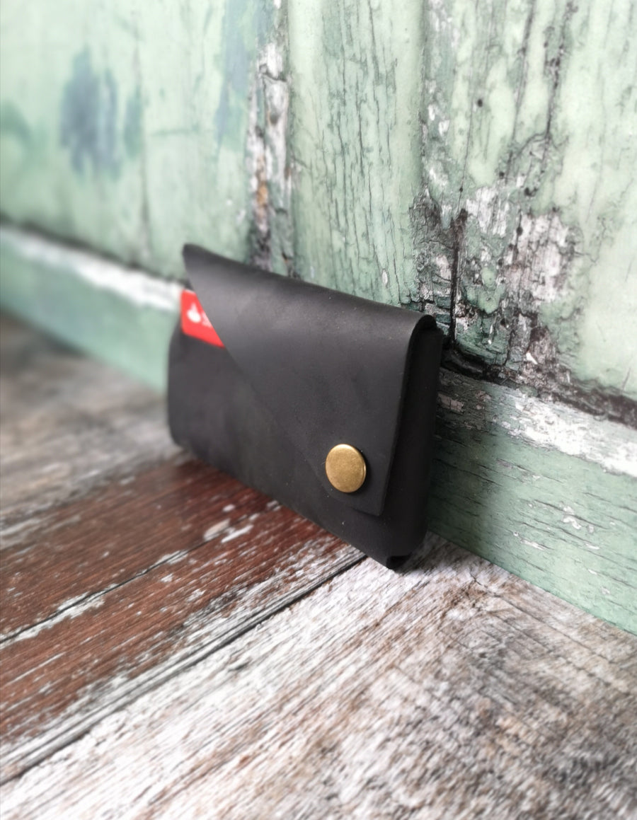Black Crazy Horse Leather Wallet - Wild Origin