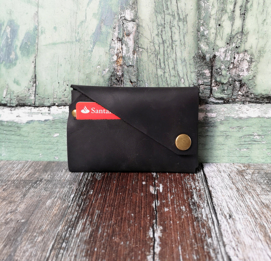 Black Leather Wallet 
