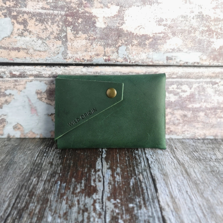 Green Oiled Leather Wallet