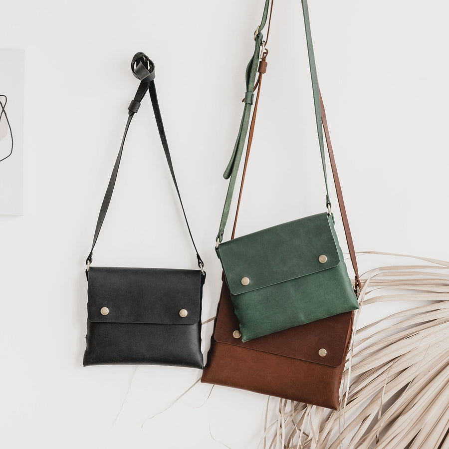 leather crossbody handbags