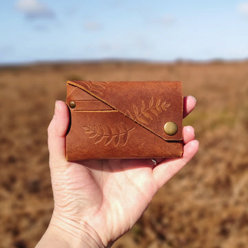 Botanical Tan Oiled Leather Wallet