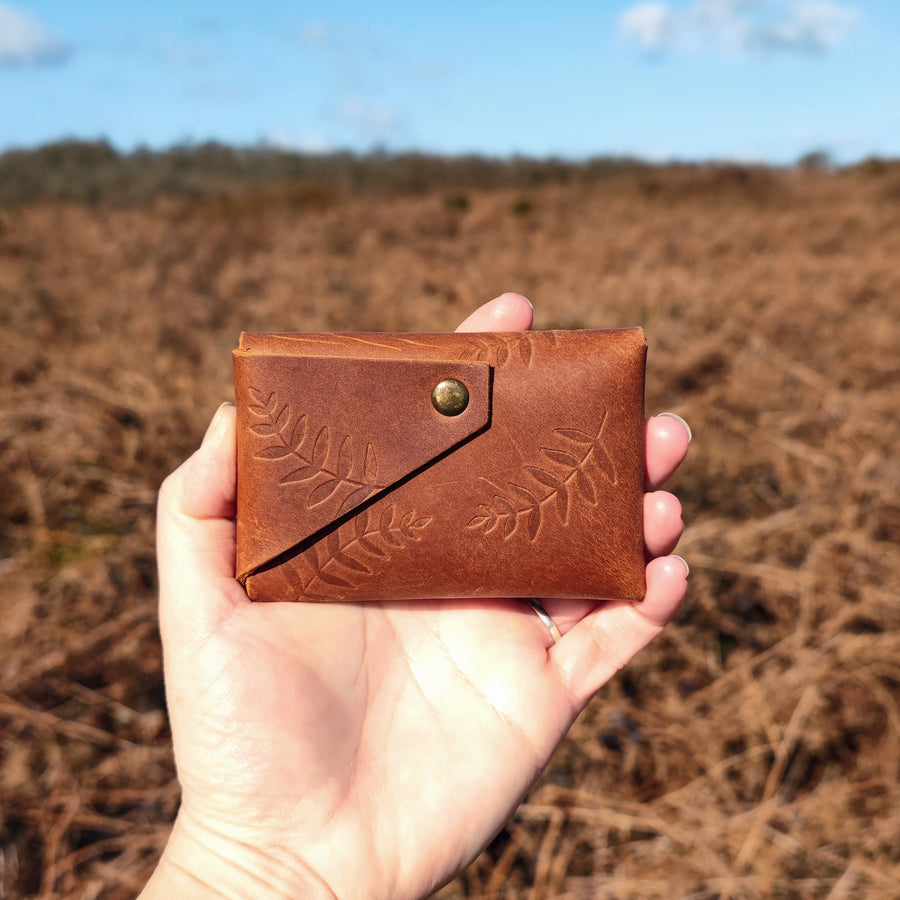 Botanical Tan Oiled Leather Wallet