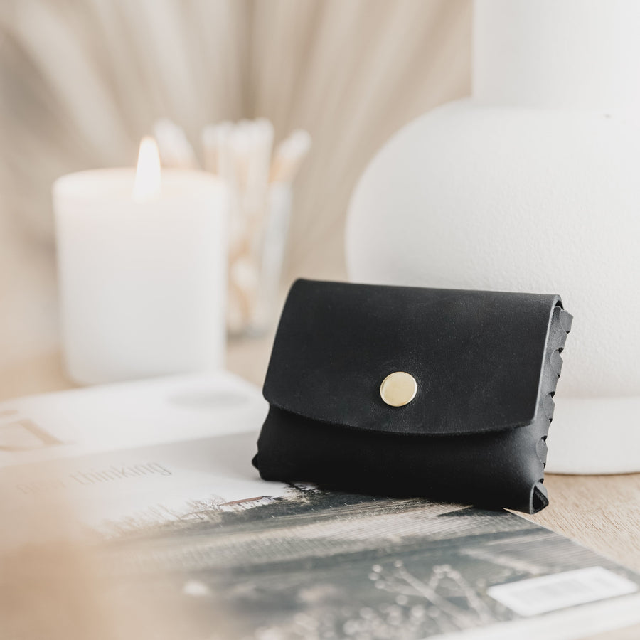 leather wallet handcrafted