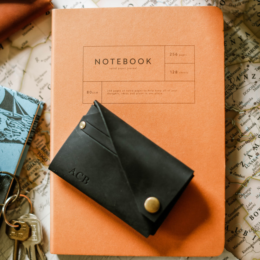 black leather wallet